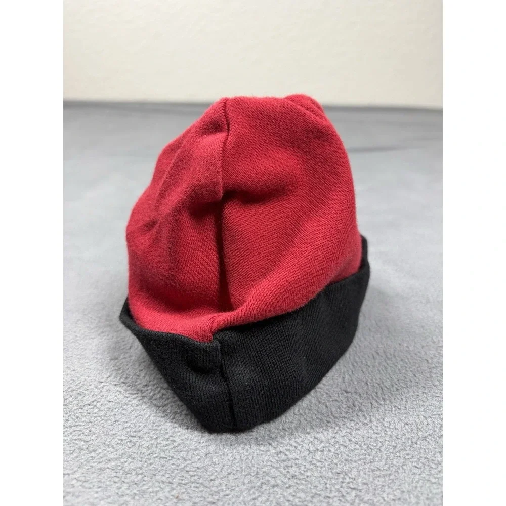 Jordan Baby‎ Beanie Hat 6-12 Months Red Black Knit Fleece Unisex Infant Jumpman